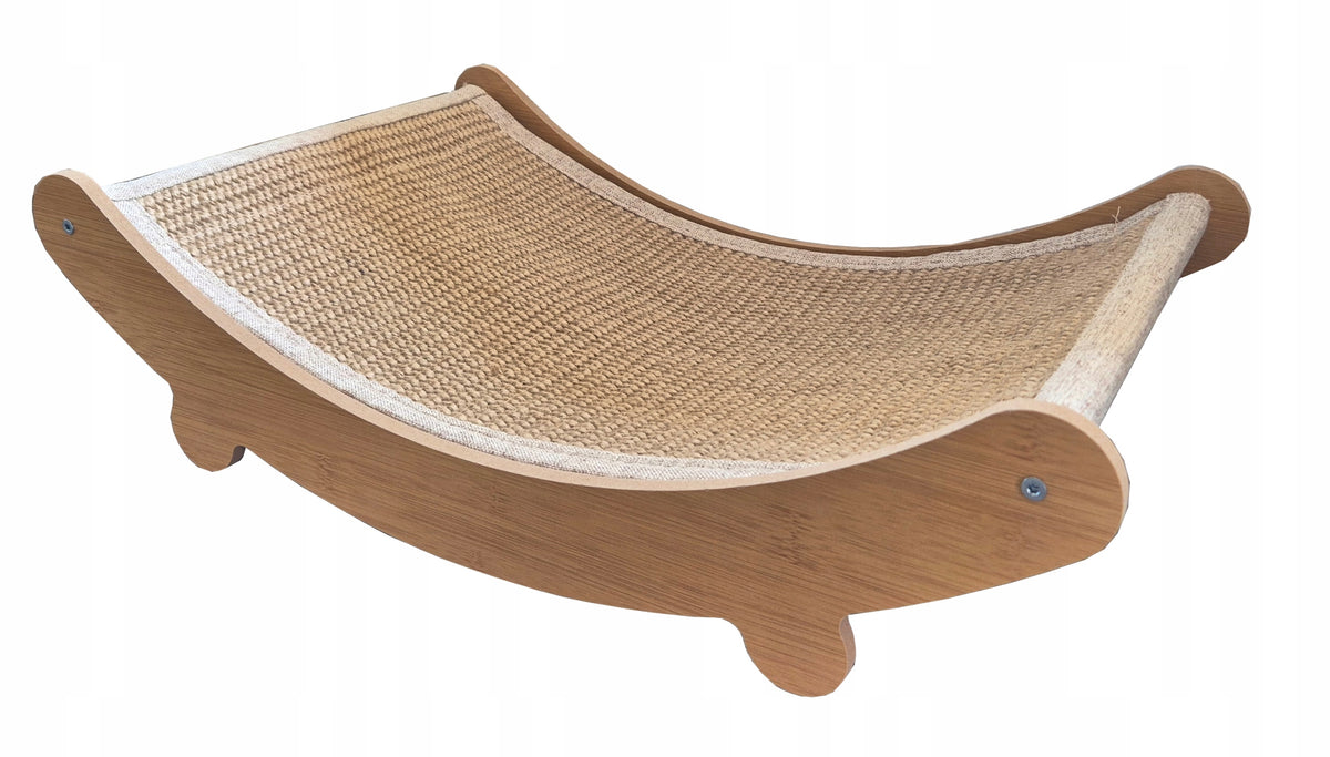 SCRATCHING POST BED SISAL HAMMOCK WOODEN FOR CAT KITTEN SMALL EAN (GTIN) 5903794442351