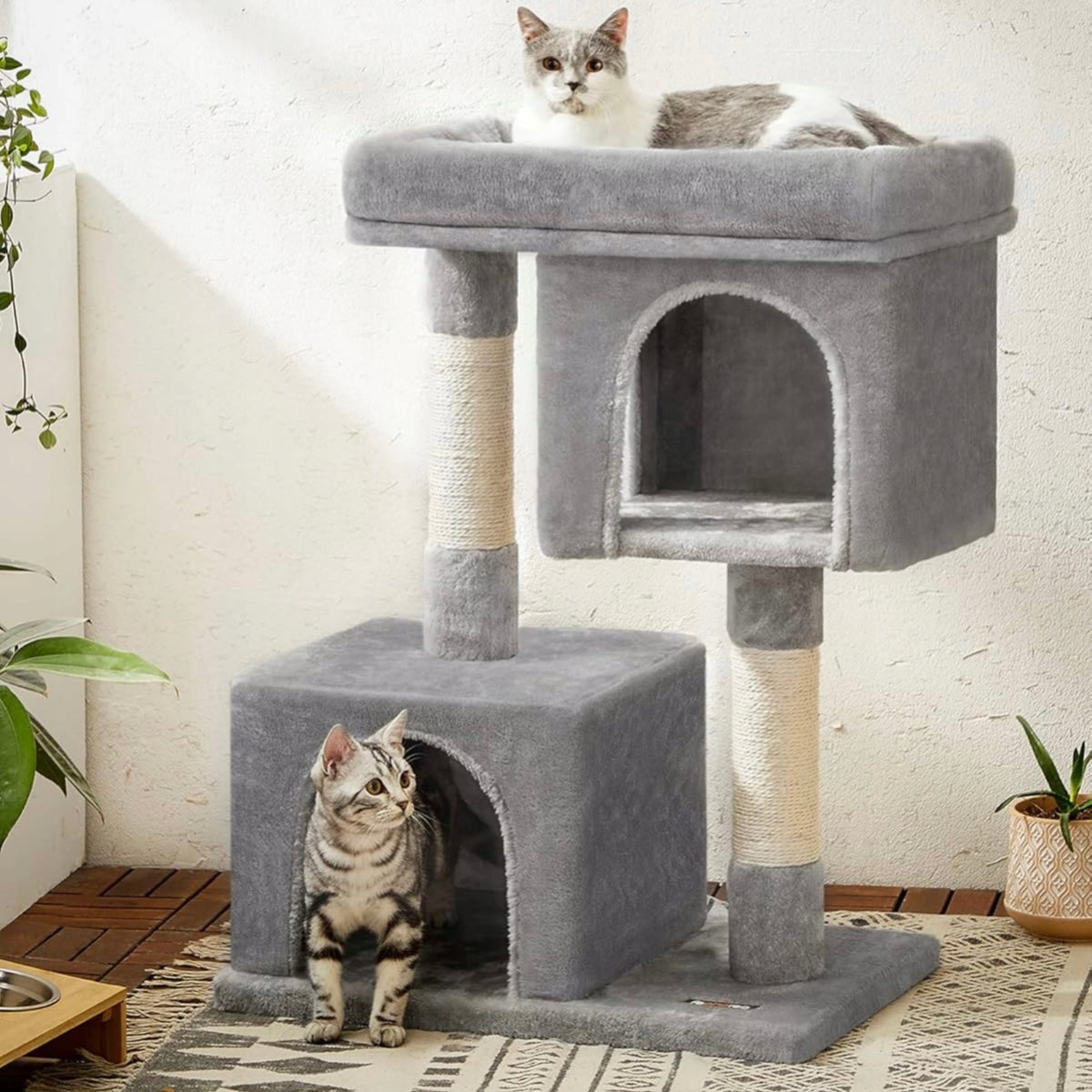 SCRATCHING POST HIGH FOR CAT TOWER BED SCRATCHING BOARD MULTI-LEVEL! Brand no brand