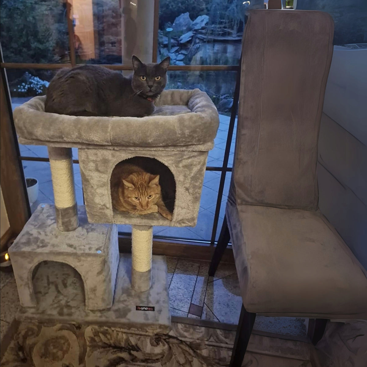 SCRATCHING POST HIGH FOR CAT TOWER BED SCRATCHING BOARD MULTI-LEVEL! EAN (GTIN) 5907080196591