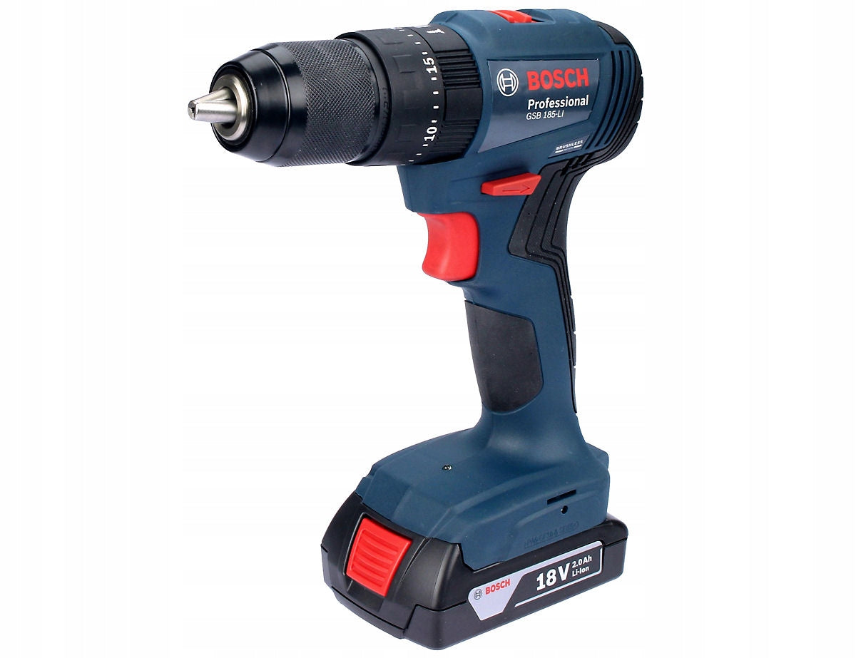 SCREWDRIVER GSB 185-LI BOSCH 2x2,0Ah BRUSHLESS Packaging status original