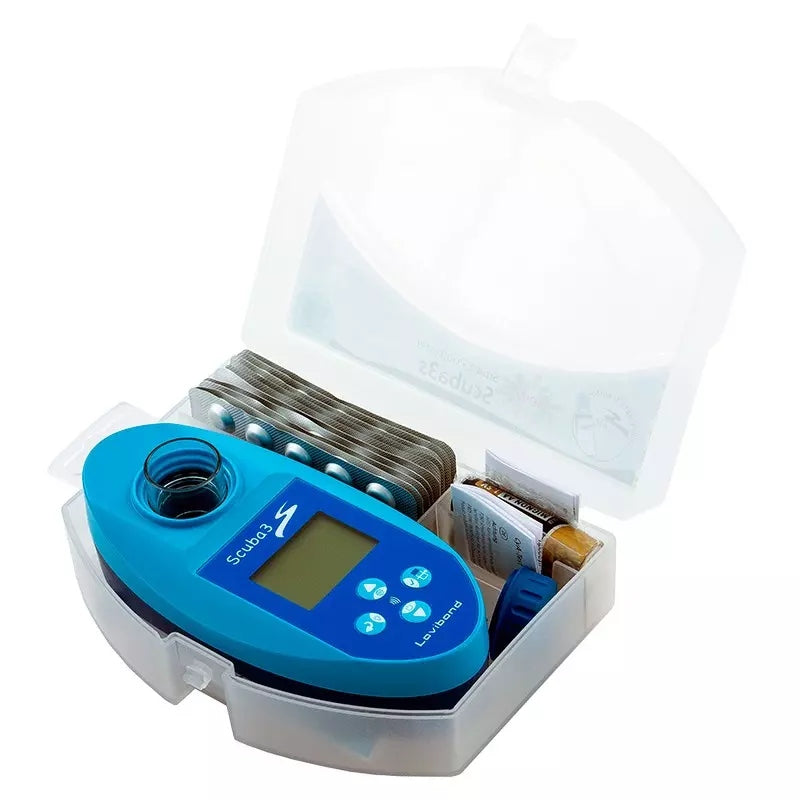 SCUBA 3s Pool Water Electronic Tester – 11in1 Photometer LED Indicator Packaging status original