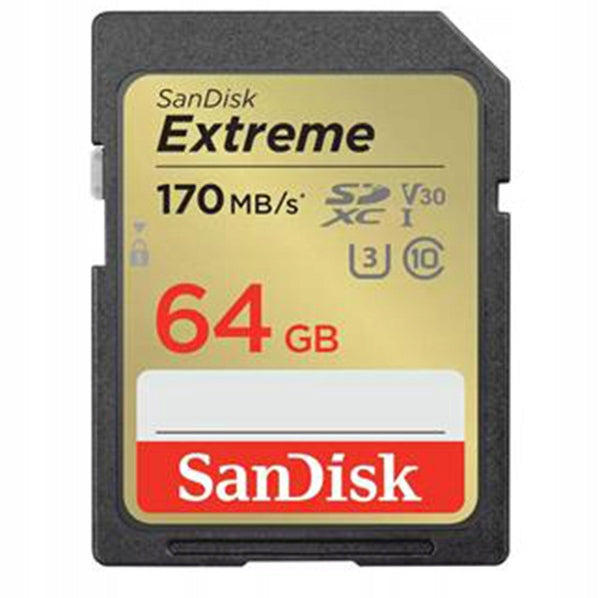 SD Card Sandisk SDXC EXTREME 64GB 170MB/s