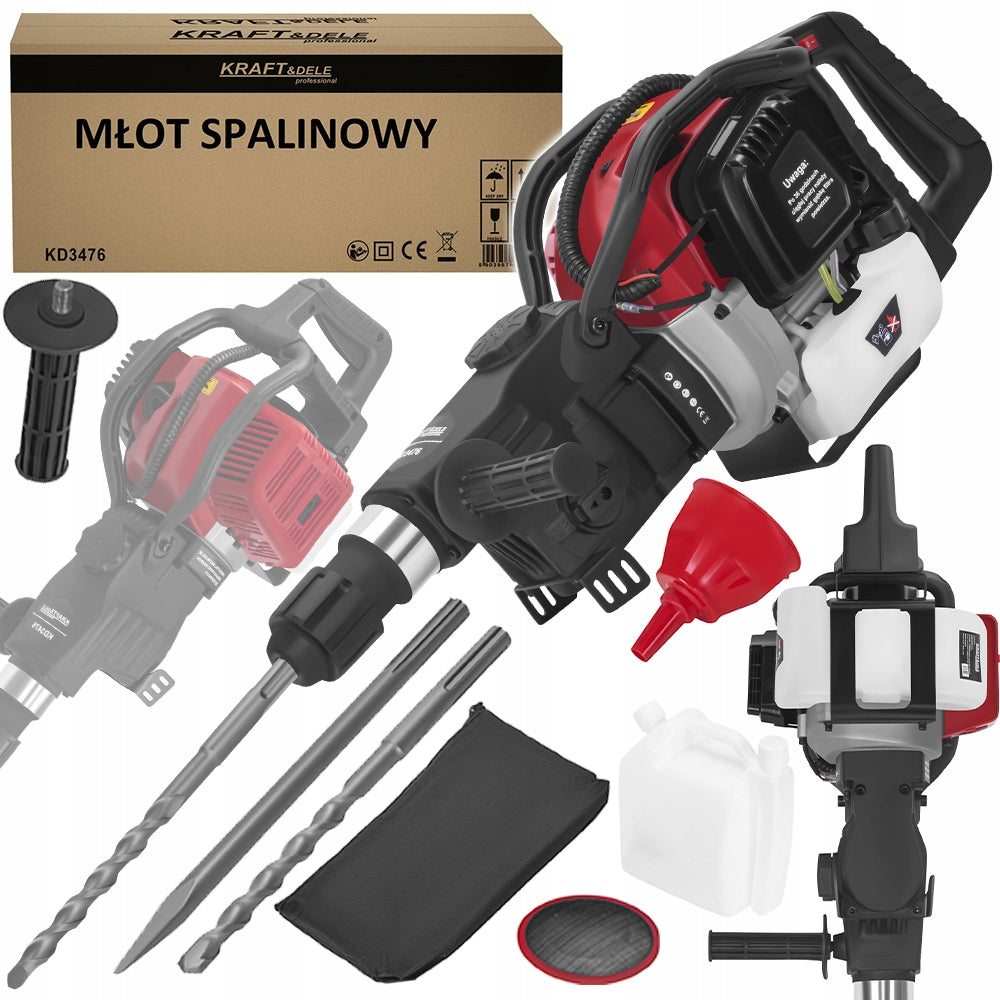 SDS-MAX 65 J 4900 DEMOLITION HAMMER IN KRAFT&DELE KD3476