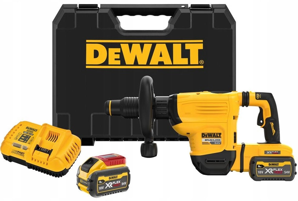 SDS-MAX DEWALT DCH832X2 54V FV 10,5J 6kg 2x9,0Ah IMPACT HAMMER