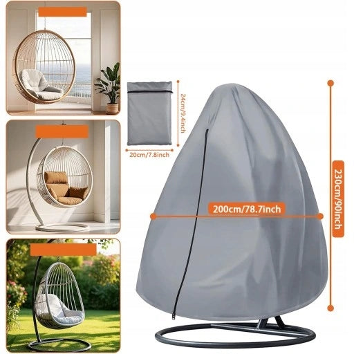 SEAT COVER HANGING GARDEN SWING COCOON BASKET COVER WATERPROOF Length 230 cm