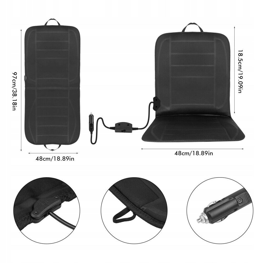 SEAT PROTECTOR, CAR SEAT CUSHION, HEATED Brand no brand