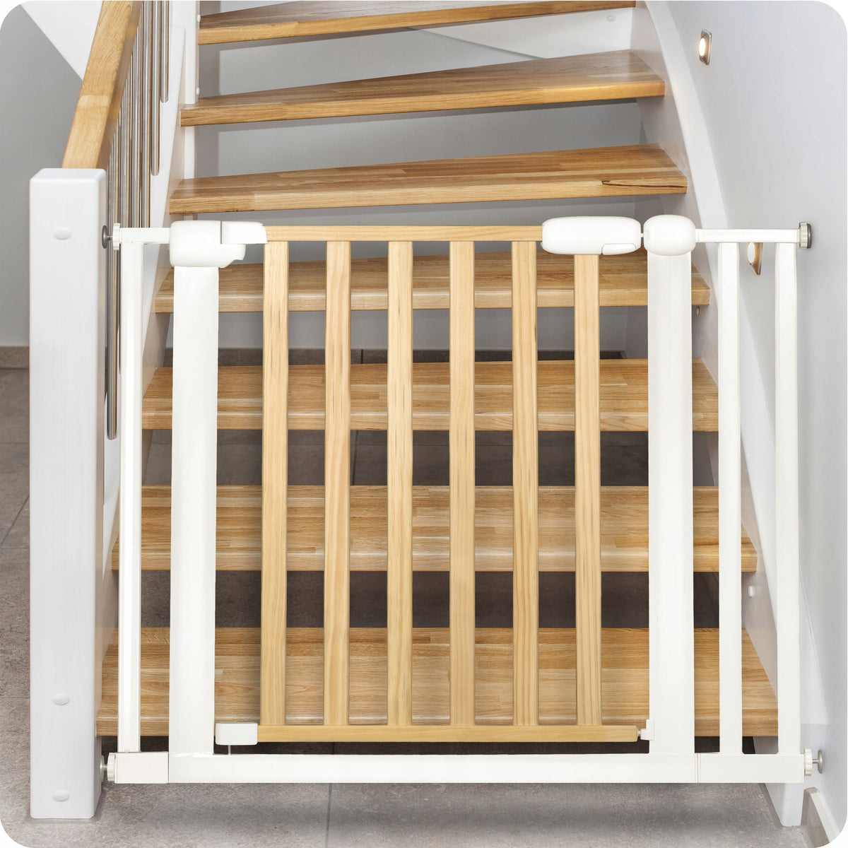 SECURITY BARRIER FOR DOOR STAIRS EXPANSION PROTECTIVE GATE 74-105cm Packaging status original