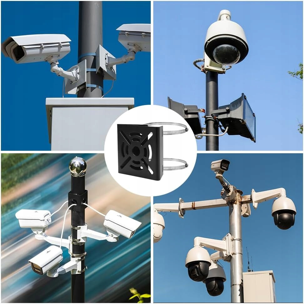 SECURITY CAMERA BUCKLE MAST HOLDERS SECURITY CAMERA HOLDER Model Słupowy uchwyt