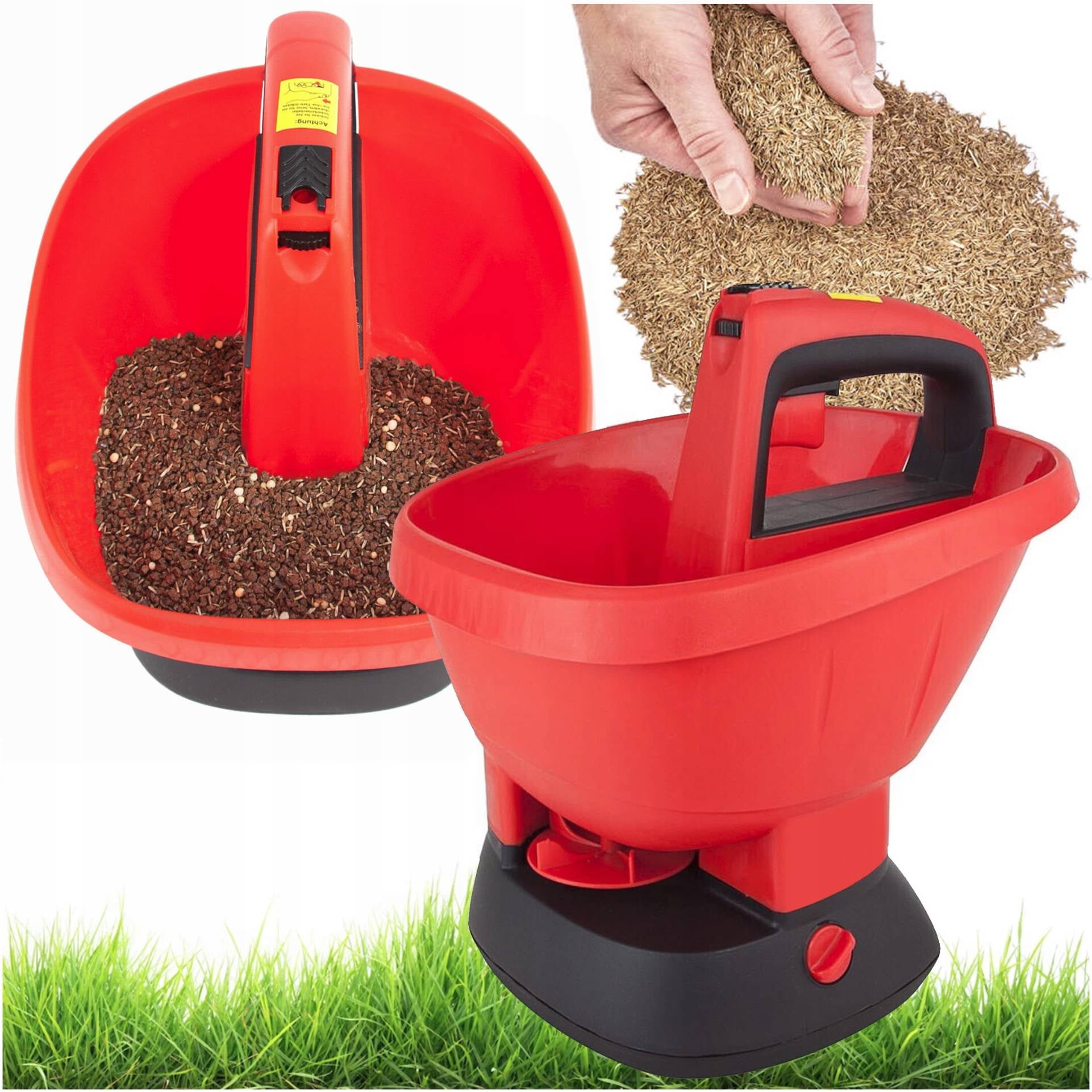 SEED DRILL AUTOMATIC GARDEN SPREADER FOR SOWING GRASS FERTILIZER SEEDS 3L Manufacturer code NO5A