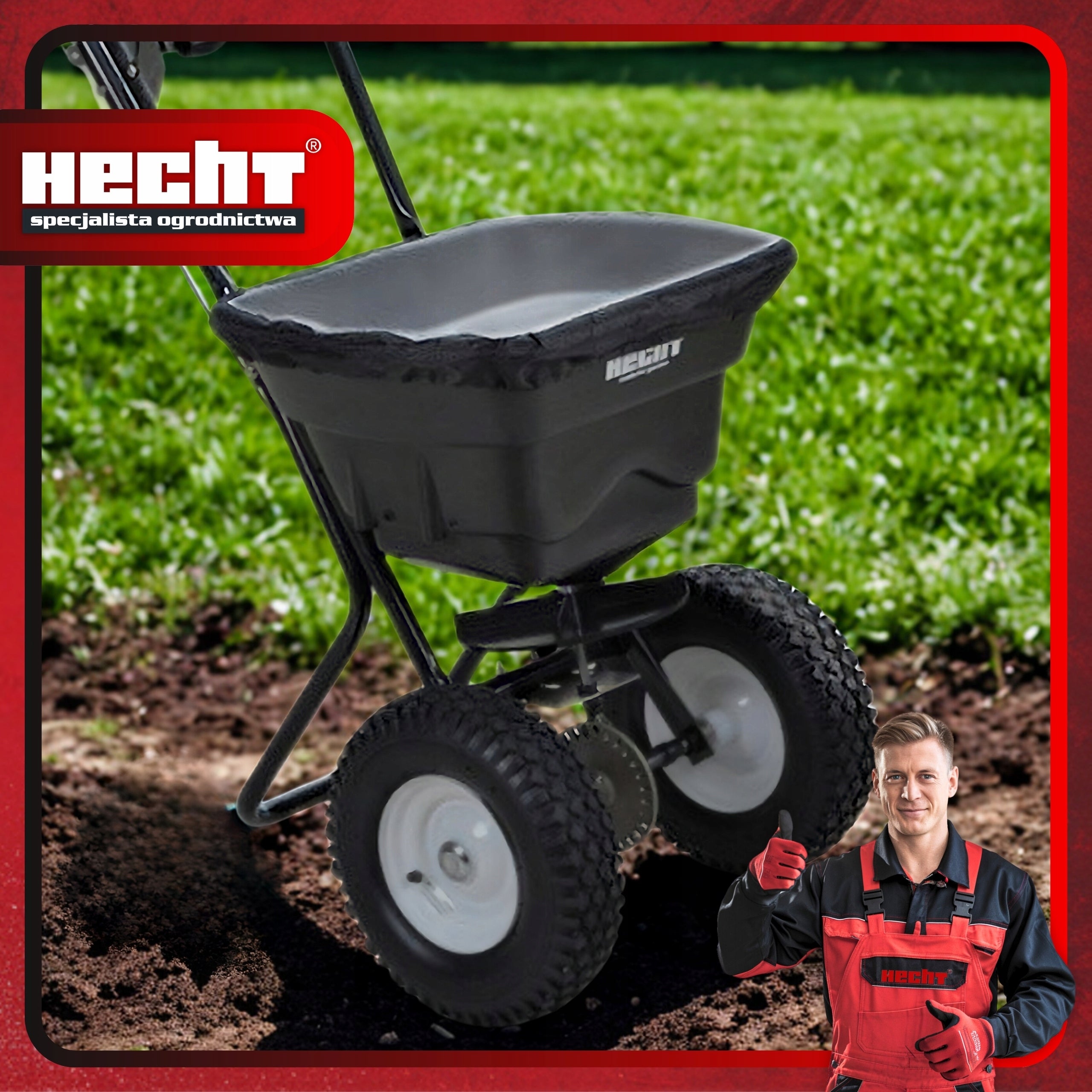SEED SPREADER HECHT HECHT 229 50KG / 29 LITRES Manufacturer code HECHT229