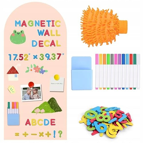 SELF-ADHESIVE MAGNETIC BOARD FOR CHILDREN 44 5X100 CM FOR LEARNING