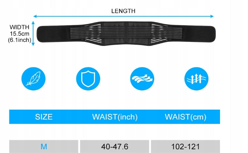 SELF-HEATING LUMBAR BACK STRAP ADJUSTABLE BACK SUPPORT Brand no brand
