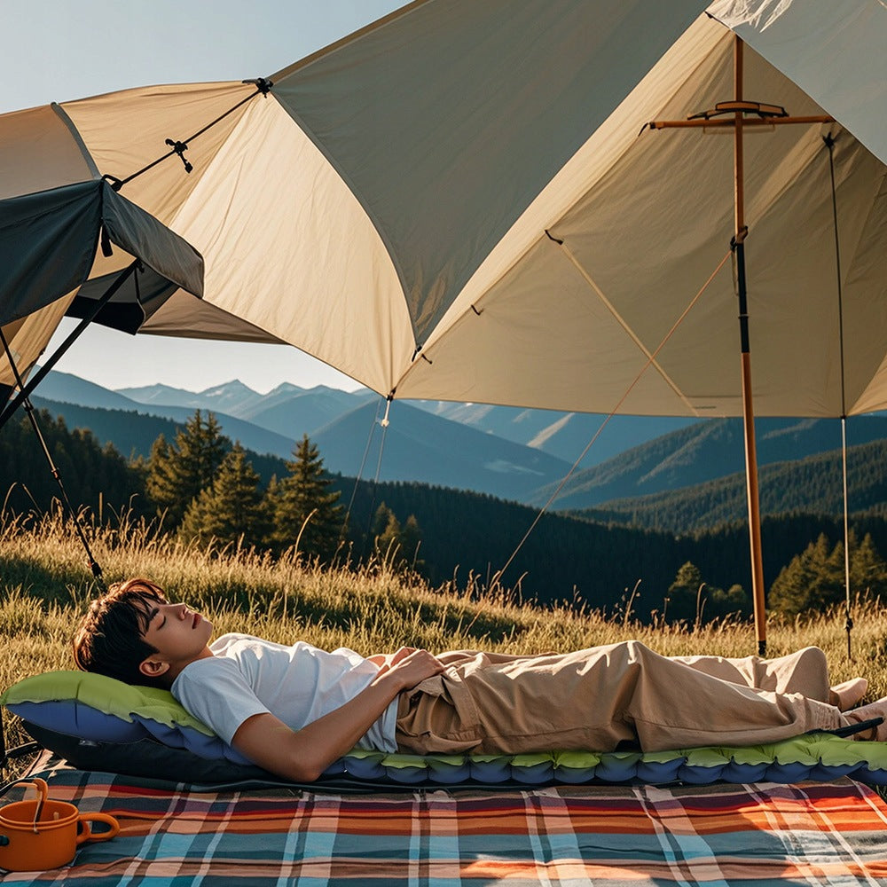 SELF-INFLATING MAT FOR TOURIST WITH PILLOW PORTABLE 195X68 CM Manufacturer code 6975711791094