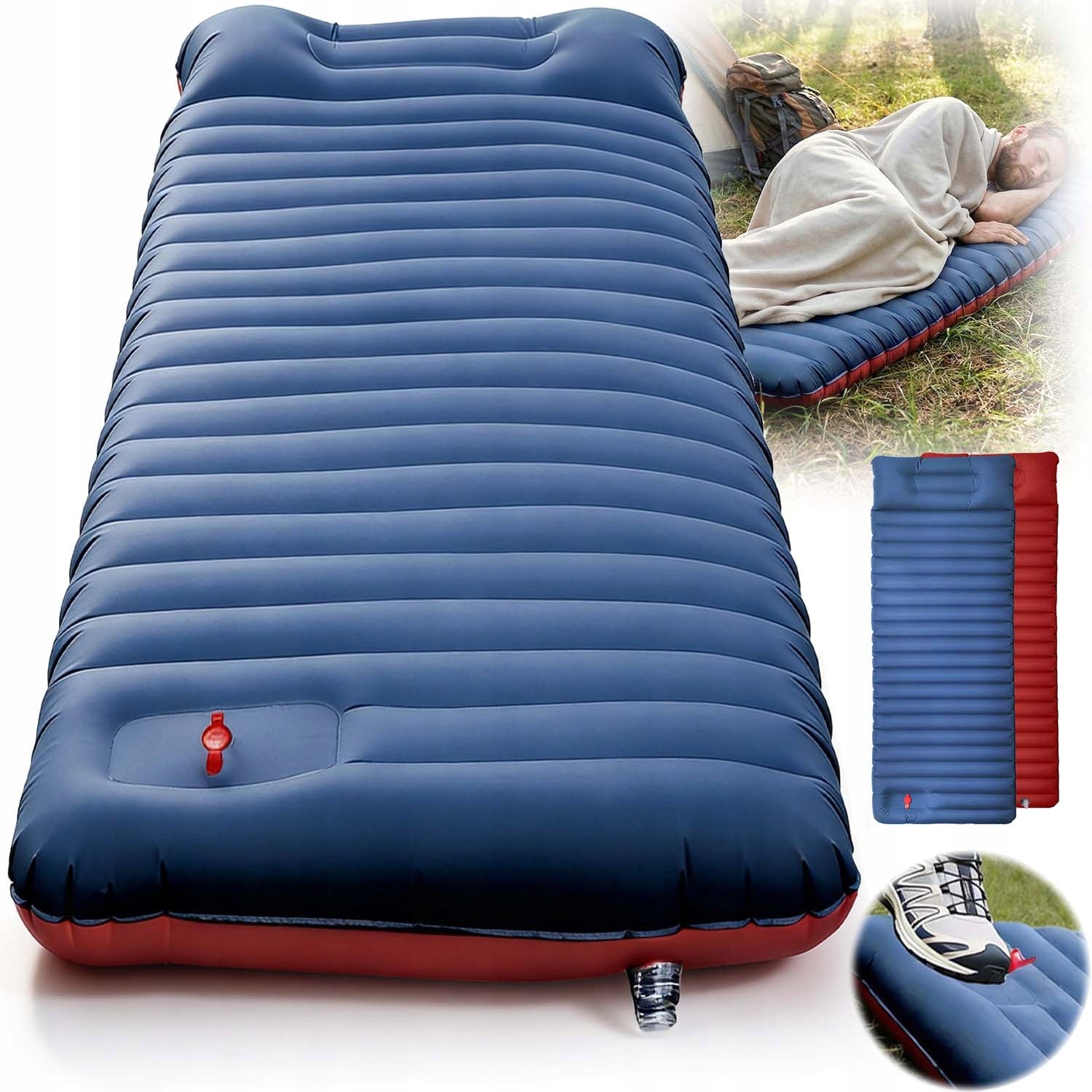 SELF-INFLATING MAT MATTRESS CAMPING MAT 190 X 60 X 12CM FOR HIKING