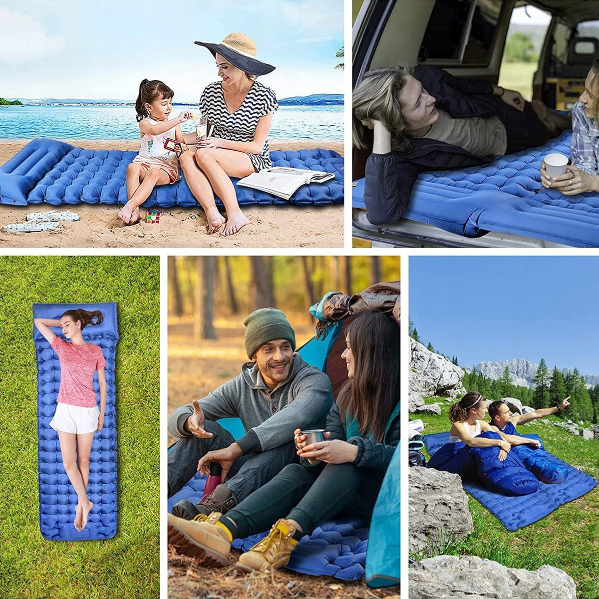 SELF-INFLATING MAT TOURIST MATTRESS MAT FOR TENT + COVER Manufacturer code 200x70x8CM