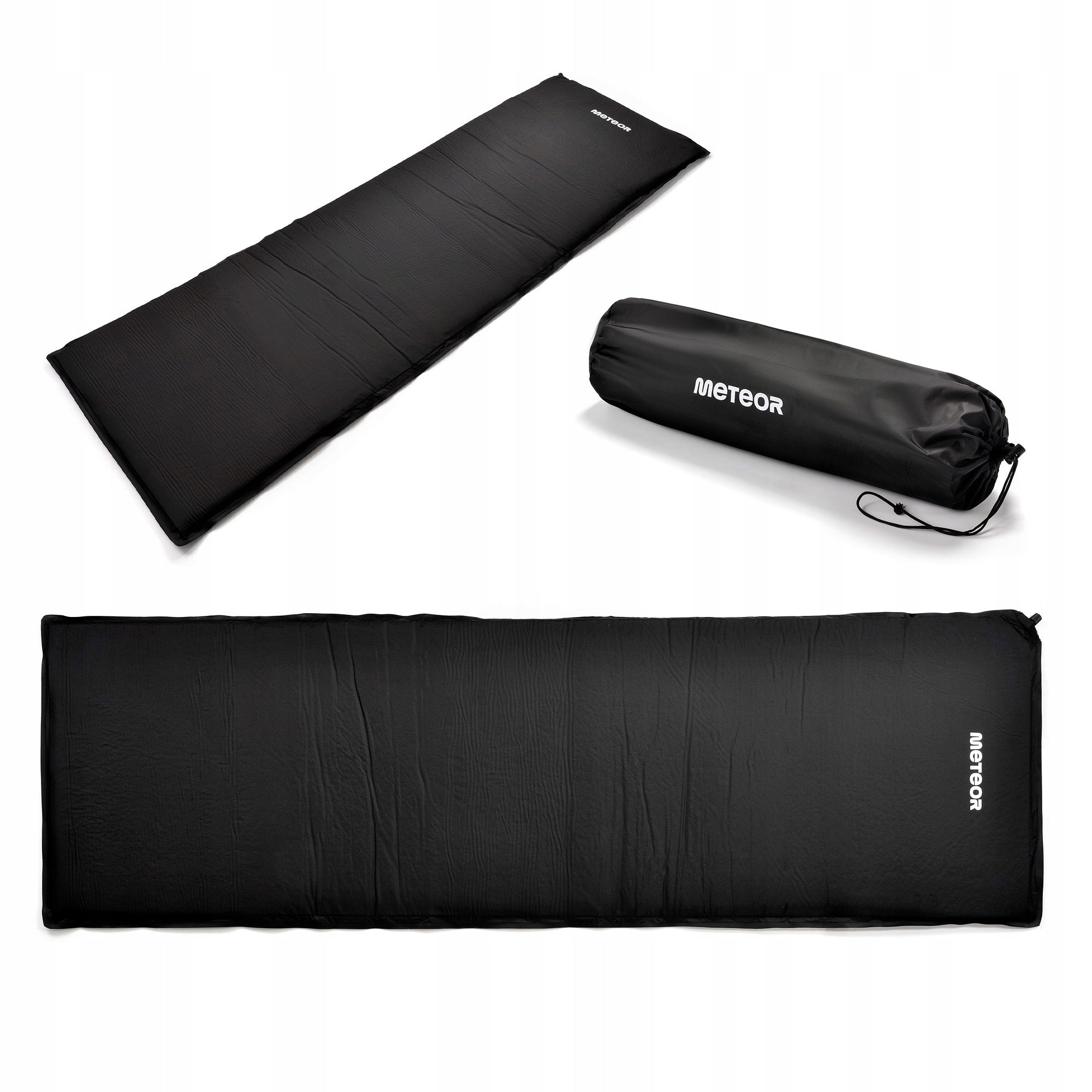 SELF-INFLATING MATTRESS INFLATABLE MAT METEOR 195x60x2,5 with cover