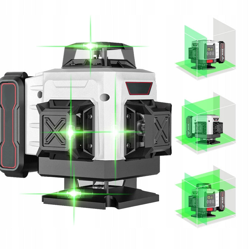 SELF LEVELING LASER LEVEL 360° LASER 16 Line 4D + TRIPOD FREEBIE Model FG1J56NRD