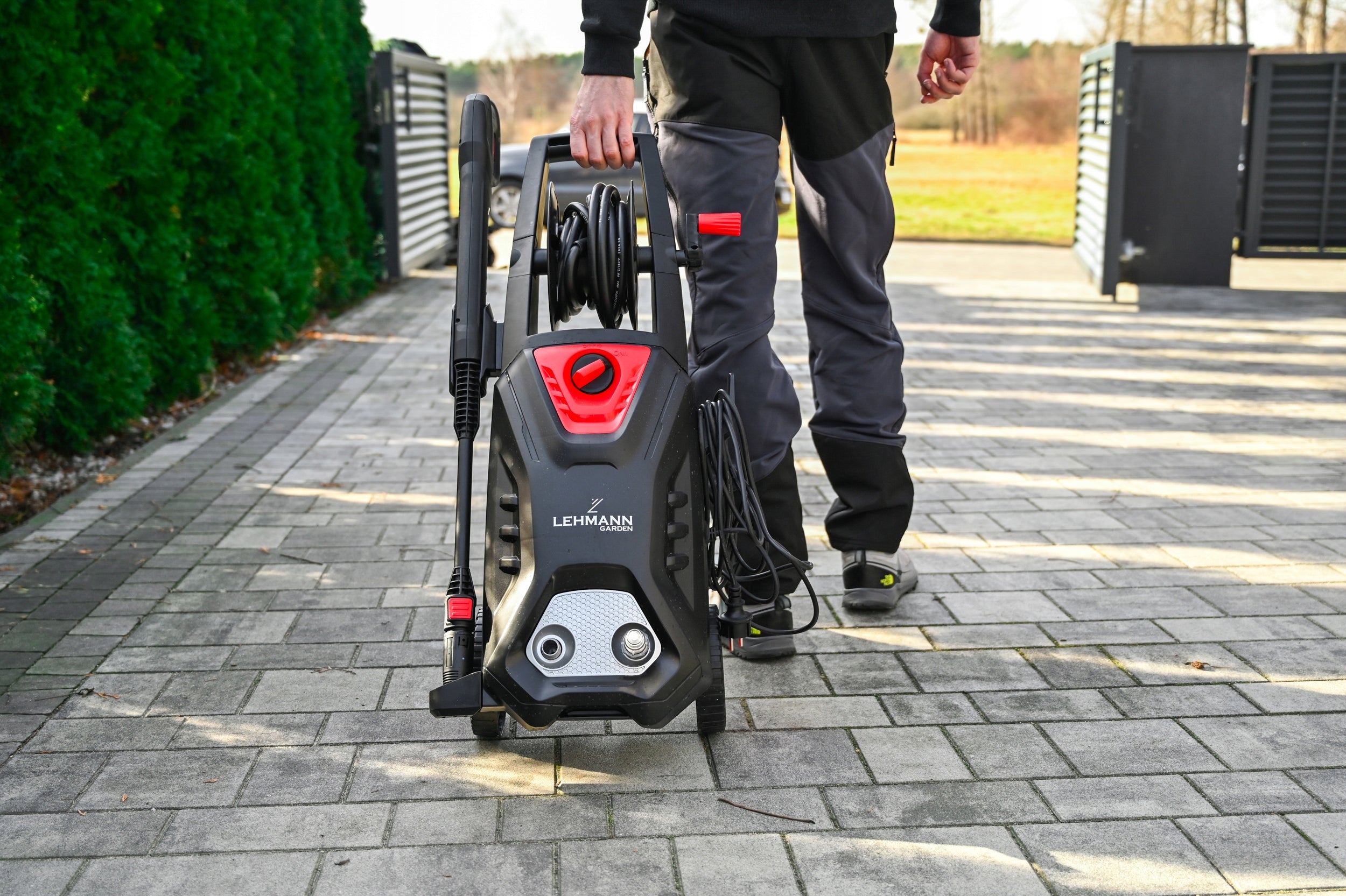 SELF SUCTION PRESSURE WASHER HUDSON 260BAREW ALU PUMP SET PATIO BRUSH Pump type made of aluminum