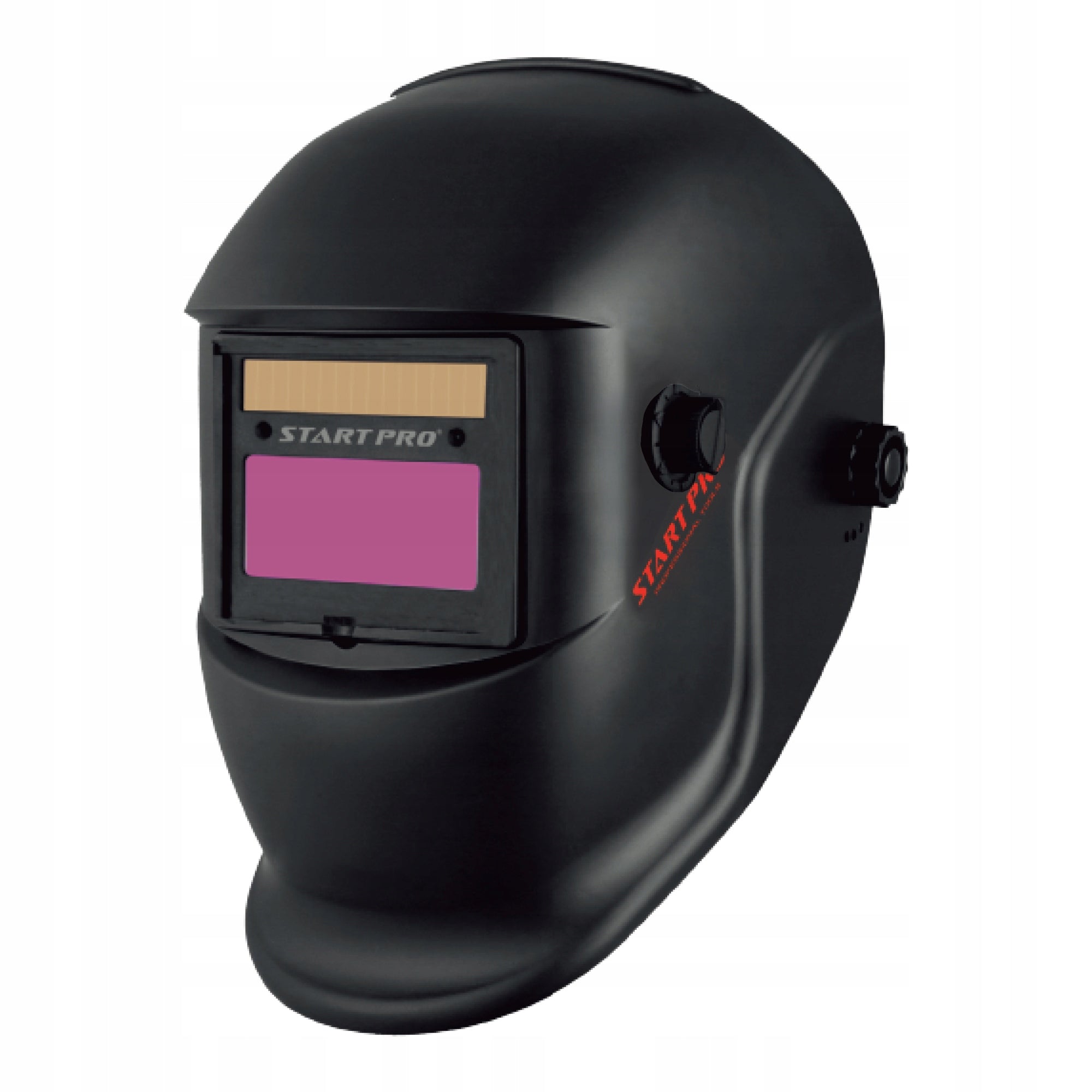 SELF-TINTING VISOR WELDING MASK 93x43 +2 batteries 4 glasses