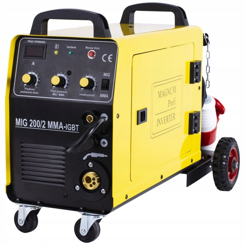 SEMI-AUTOMATIC WELDING MIG MAG 200/2 KN MMA MIGOMAT MAGNUM 200A 230V 400V