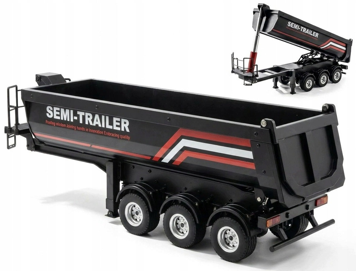 SEMITRAILER TIPPER 1509 REMOTE CONTROLLED FOR SLING 1501 HUINA H-TOYS 1:18