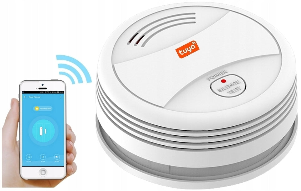 SENSOR DETECTOR SMOKE SENSOR FIRE CIGARETTES WIFI TUYA SMART