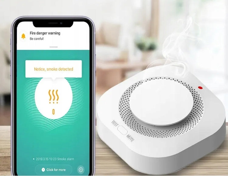 SENSOR SMOKE DETECTOR CIGARETTE FIRE SMOKE DETECTOR WiFi TUYA SMART S-DY2 EAN (GTIN) 5905316578388