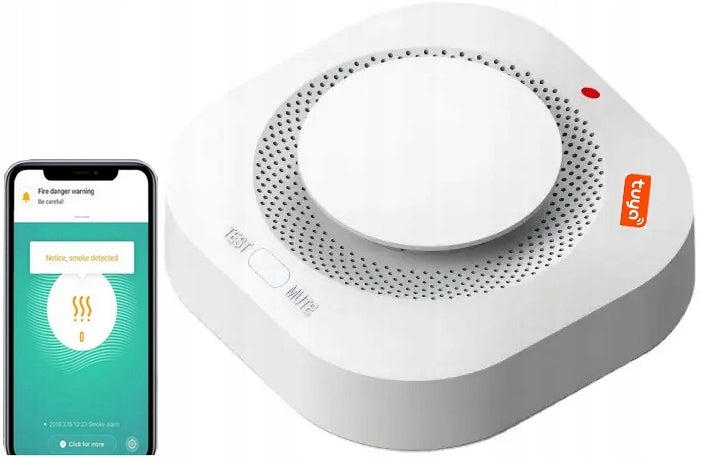 SENSOR SMOKE DETECTOR CIGARETTE FIRE SMOKE DETECTOR WiFi TUYA SMART S-DY2