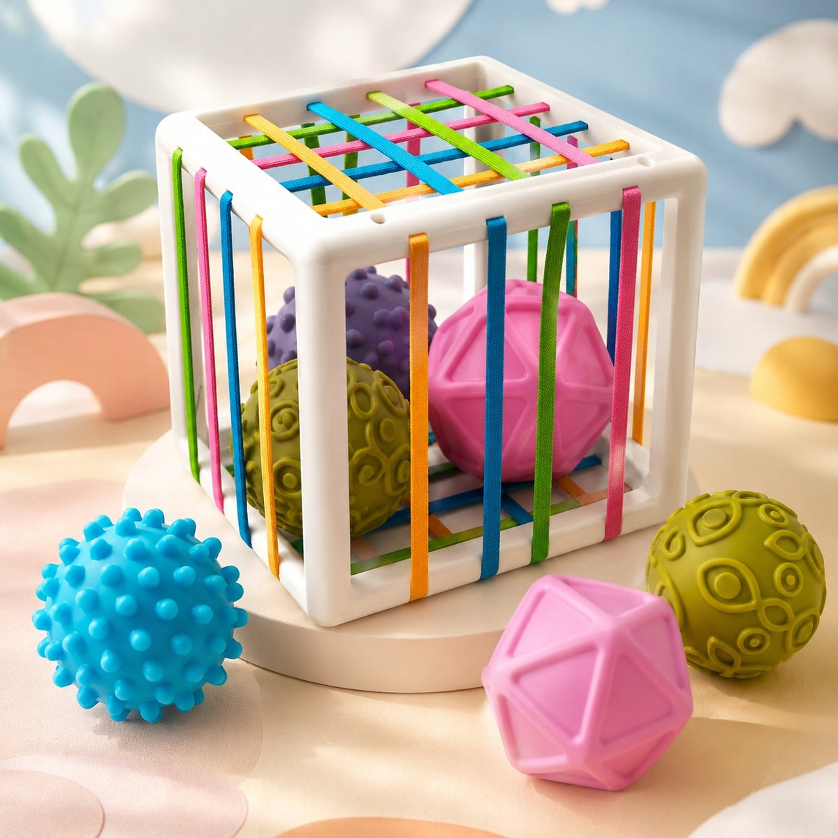 SENSORY BALLS FOR BABIES SORTER TOY DEVELOPING SENSES 3m + Brand no brand