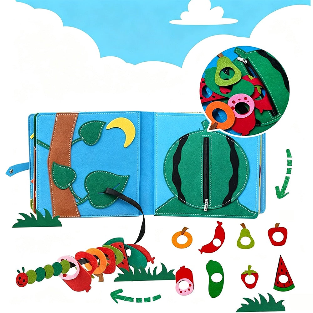 SENSORY BOOK FELT FARM MONTESSORI MANIPULATION BOARD 3+ Brand no brand