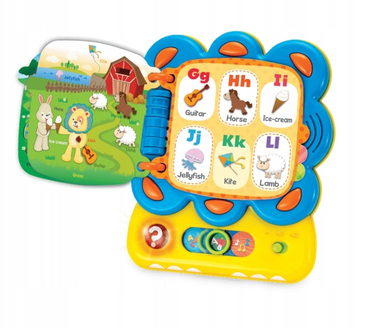 SENSORY BOOK FOR BABIES EDUCATIONAL CONTRAST PL QUIZZES 12 m+ Brand Smily Play