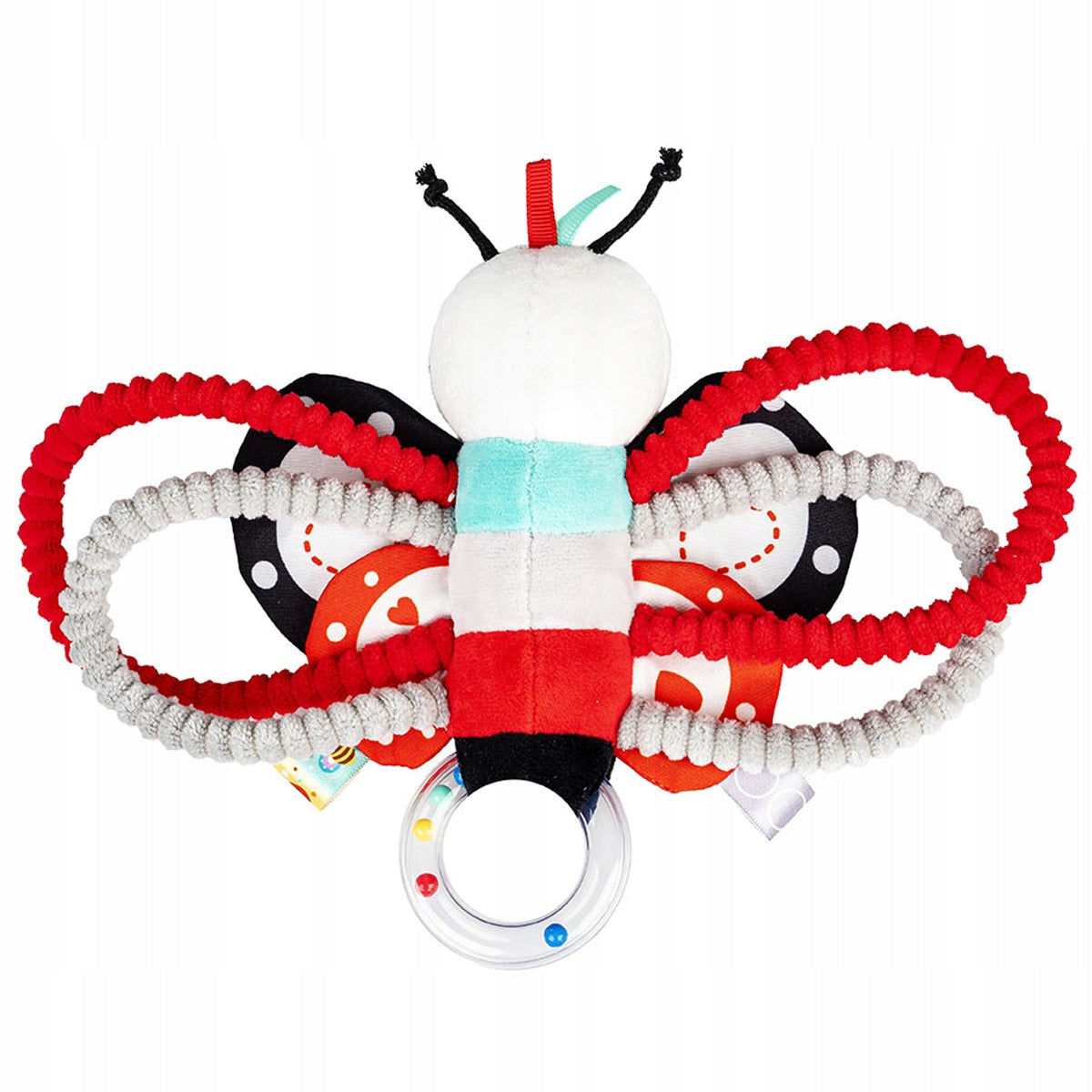 SENSORY BUTTERFLY ANTEK BELL BALIBAZOO RATTLE VARIOUS TEXTURES 0+ Packaging status original