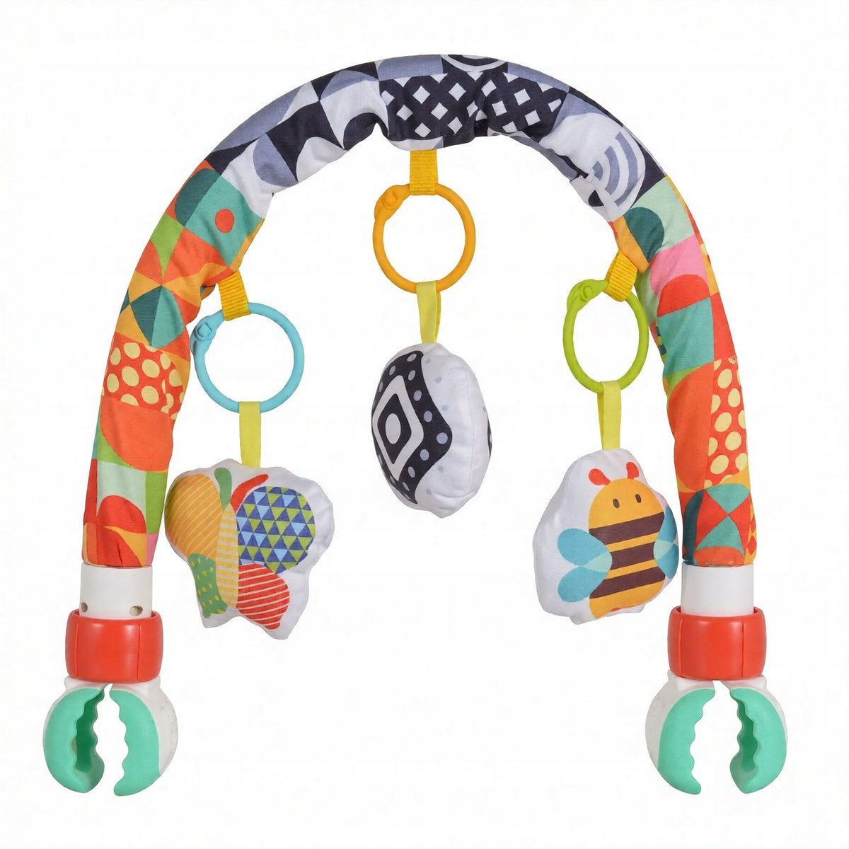 SENSORY HEADBAND CONTRAST PENDANT COLORFUL FOR STROLLER BED Kind toy bars