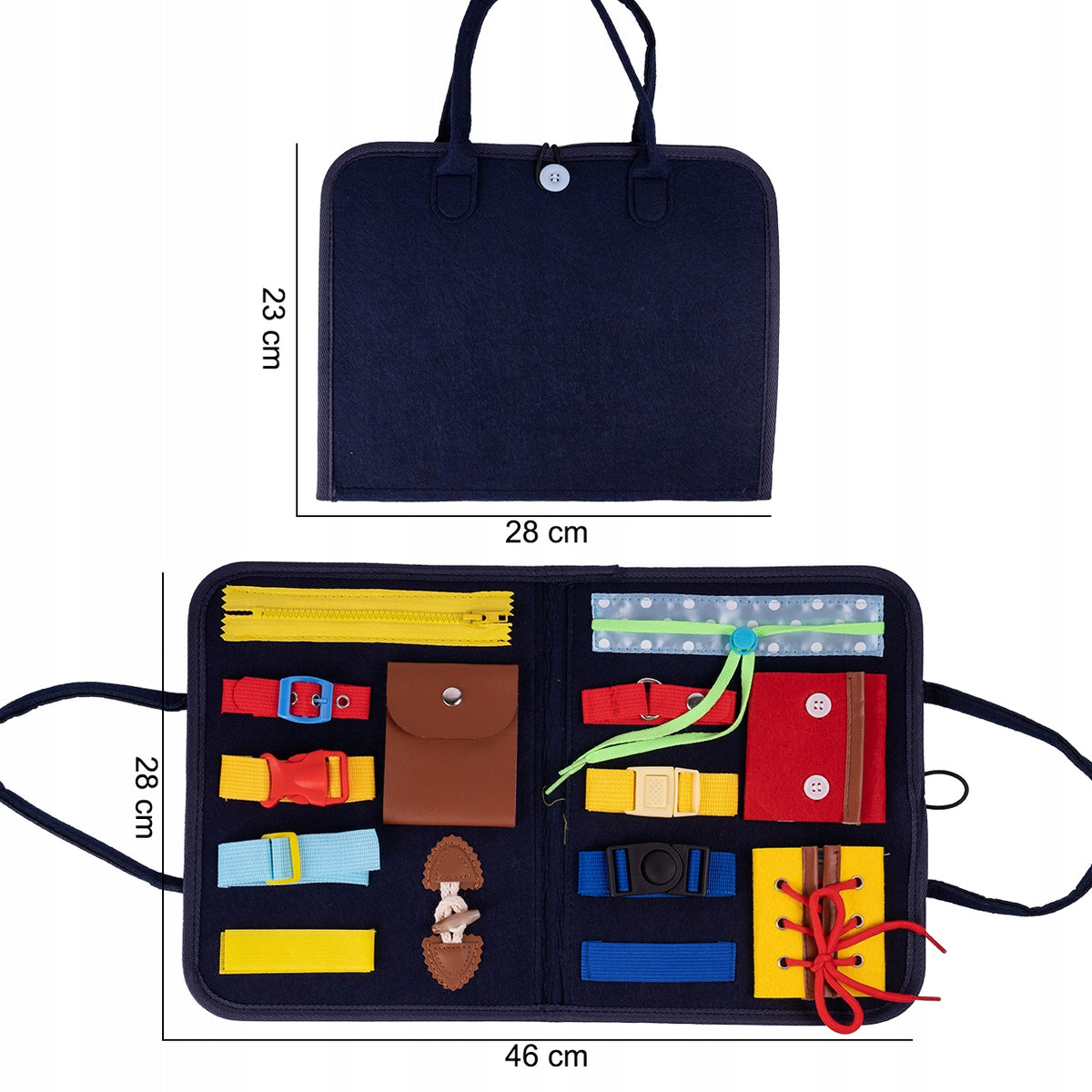 SENSORY MANIPULATION BOARD ARCADE MONTESSORI XXL FOR CHILDREN Packaging status original