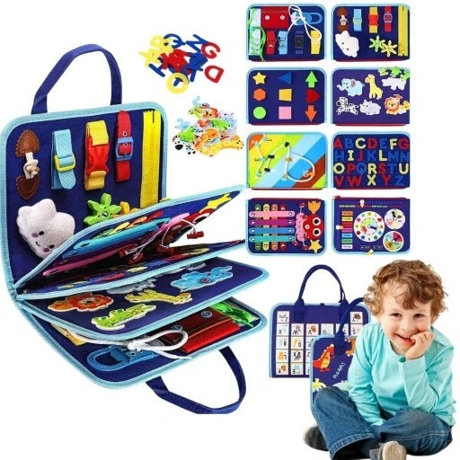 SENSORY MANIPULATION BOARD FOR CHILDREN KIDINO EDUCATIONAL TOY