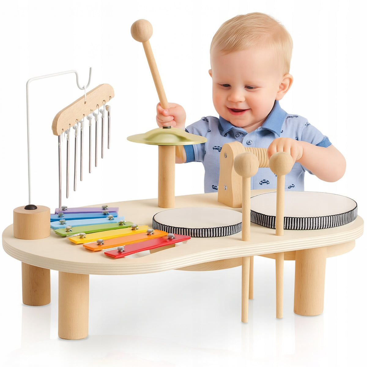 SENSORY MANIPULATION BOARD MUSICAL PERCUSSION CYMBALS EDUCATIONAL XXL