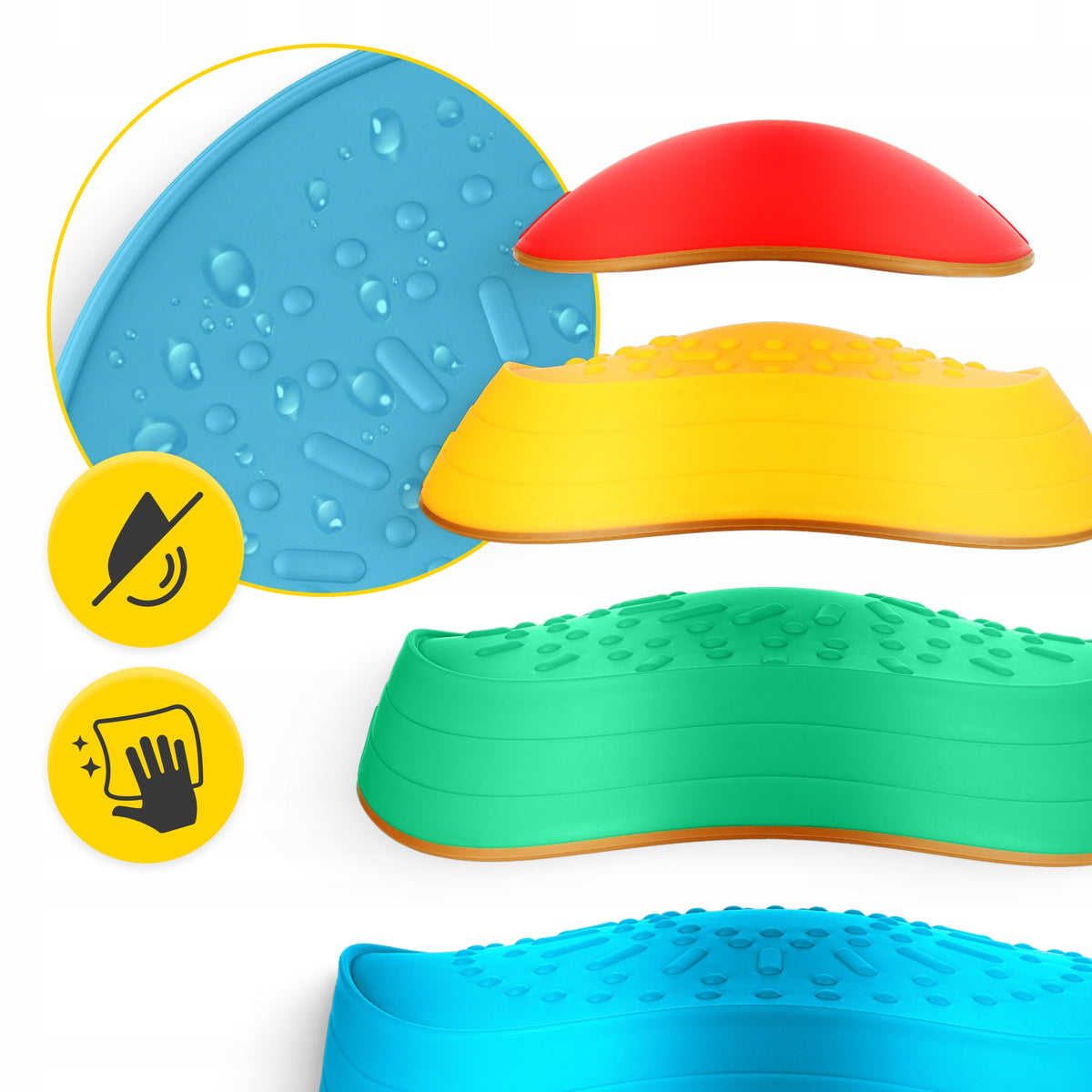 SENSORY PATH BALANCING STONES FOR CHILDREN BALANCE TRAINING 5 PCS EAN (GTIN) 5905973407625
