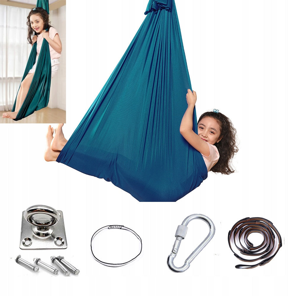 SENSORY SWING THERAPEUTIC ACROBATIC SLING FOR KIDS HAMMOCK XXL 280x150CM