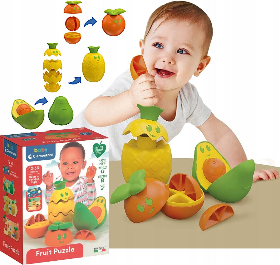 SENSORY TOY FRUIT TO ASSEMBLE 12m