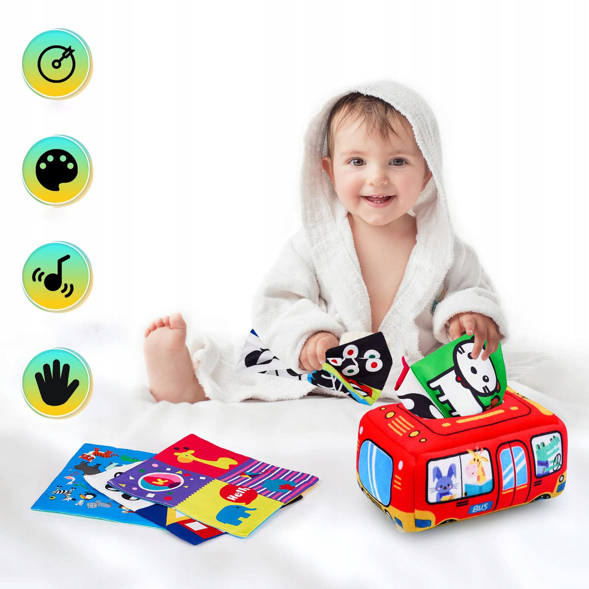 SENSORY TOY PULL WIPES MONTESSORI SORTER BOX EAN (GTIN) 6953693473399