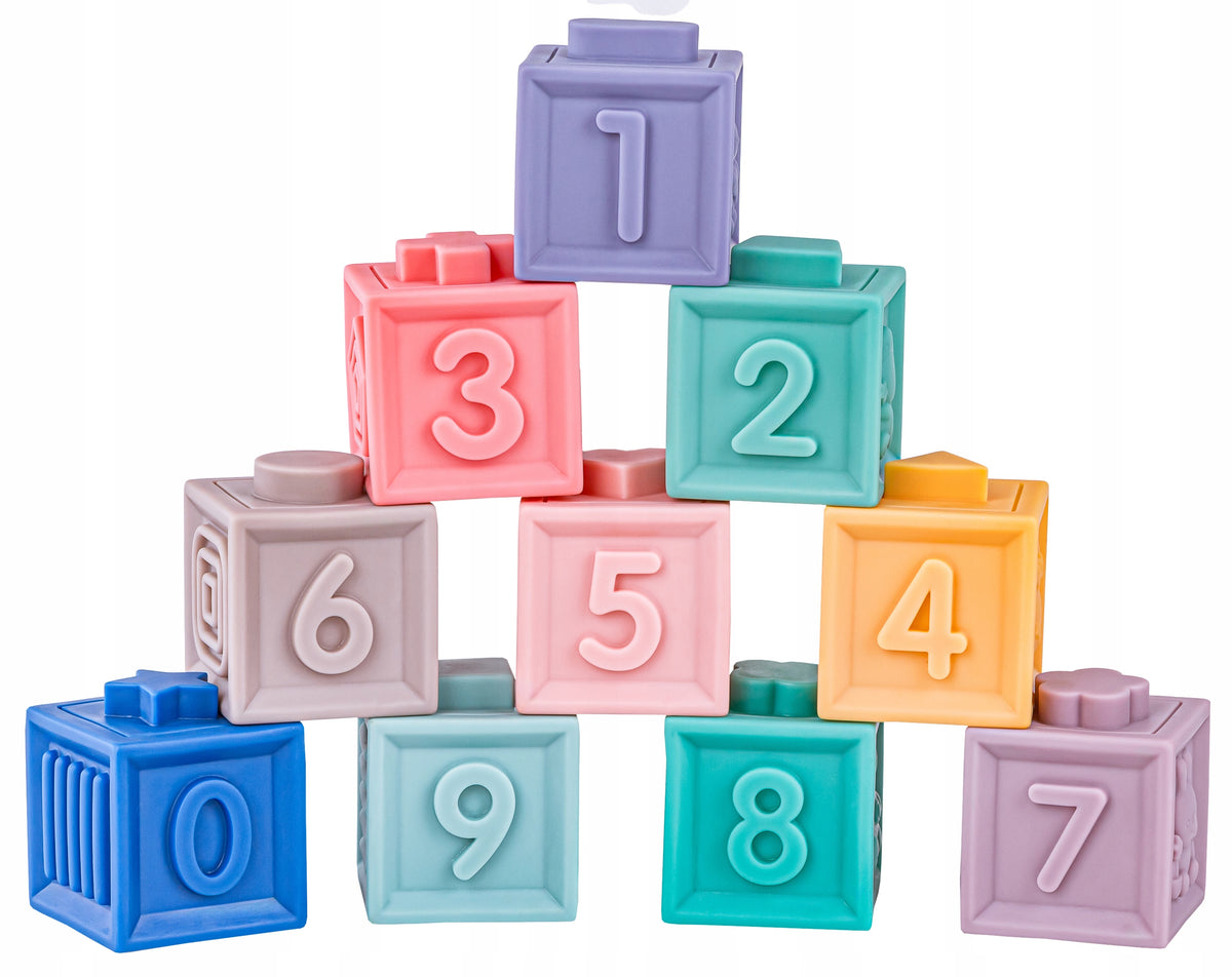 SENSORY Toy for Kids Montessori BLOCKS Tower Teether CUBE 6in1 Brand ChRLD