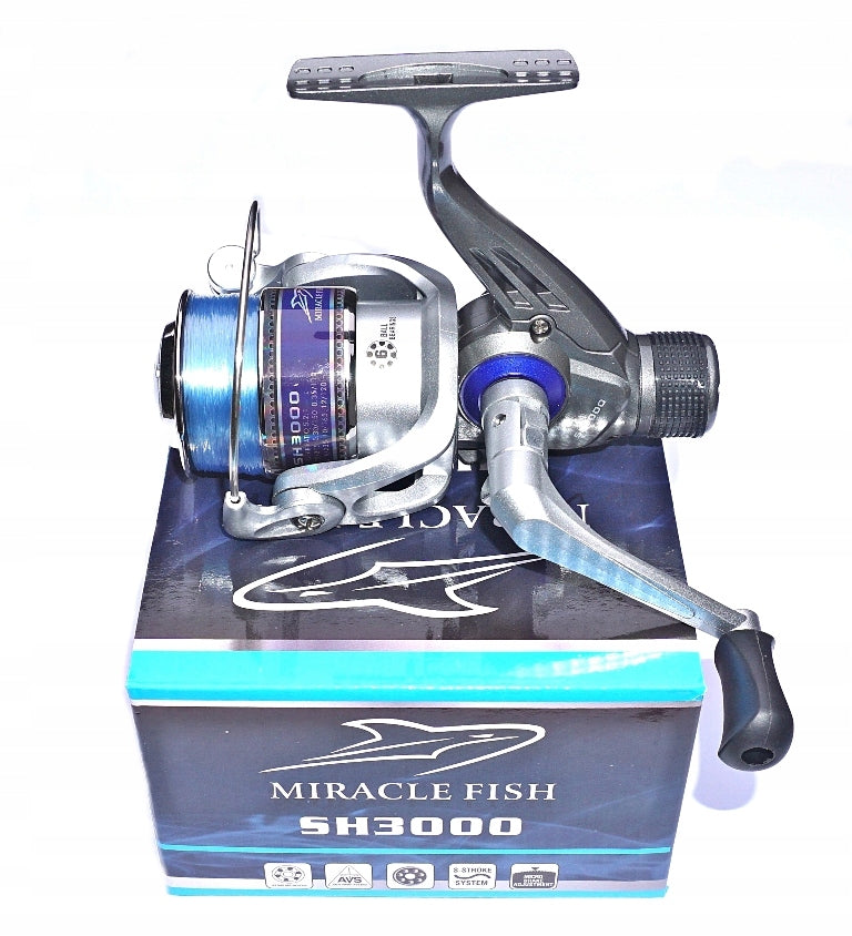 SET 87 - MYSTERY ROD 300 + REEL SH3000 BLUE + AKCESORIA. Brand no brand