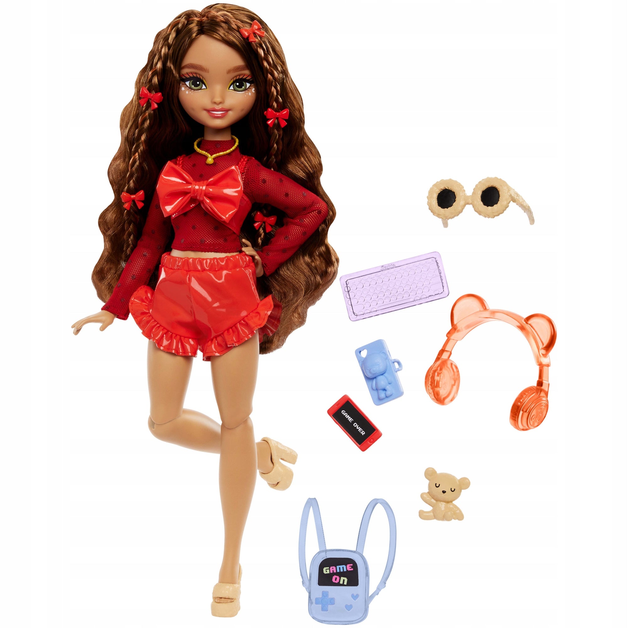 SET BARBIE DREAM BESTIES FASHION DOLL TERESA + ACCESSORIES BACKPACK PLUSH TOY Manufacturer code HYC23