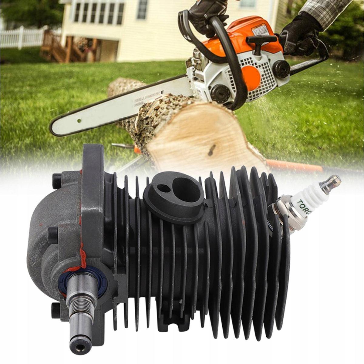 SET CYLINDER FOR STIHL MS180 018 38 mm PARTS FOR SAW STIHL ENGINE Manufacturer code 863JY13403