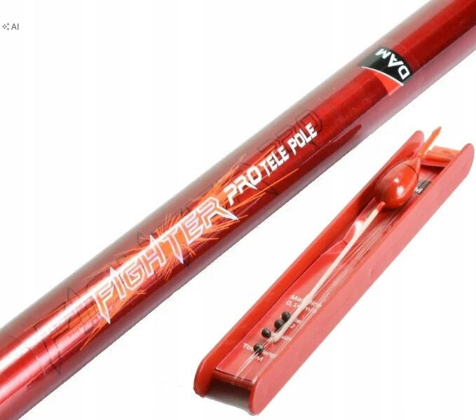 SET DAM FIGHTER PRO TELE POLE 300 3 m G.W.1-10gr WHIP READY FOR FISHING Manufacturer code 5706301569882