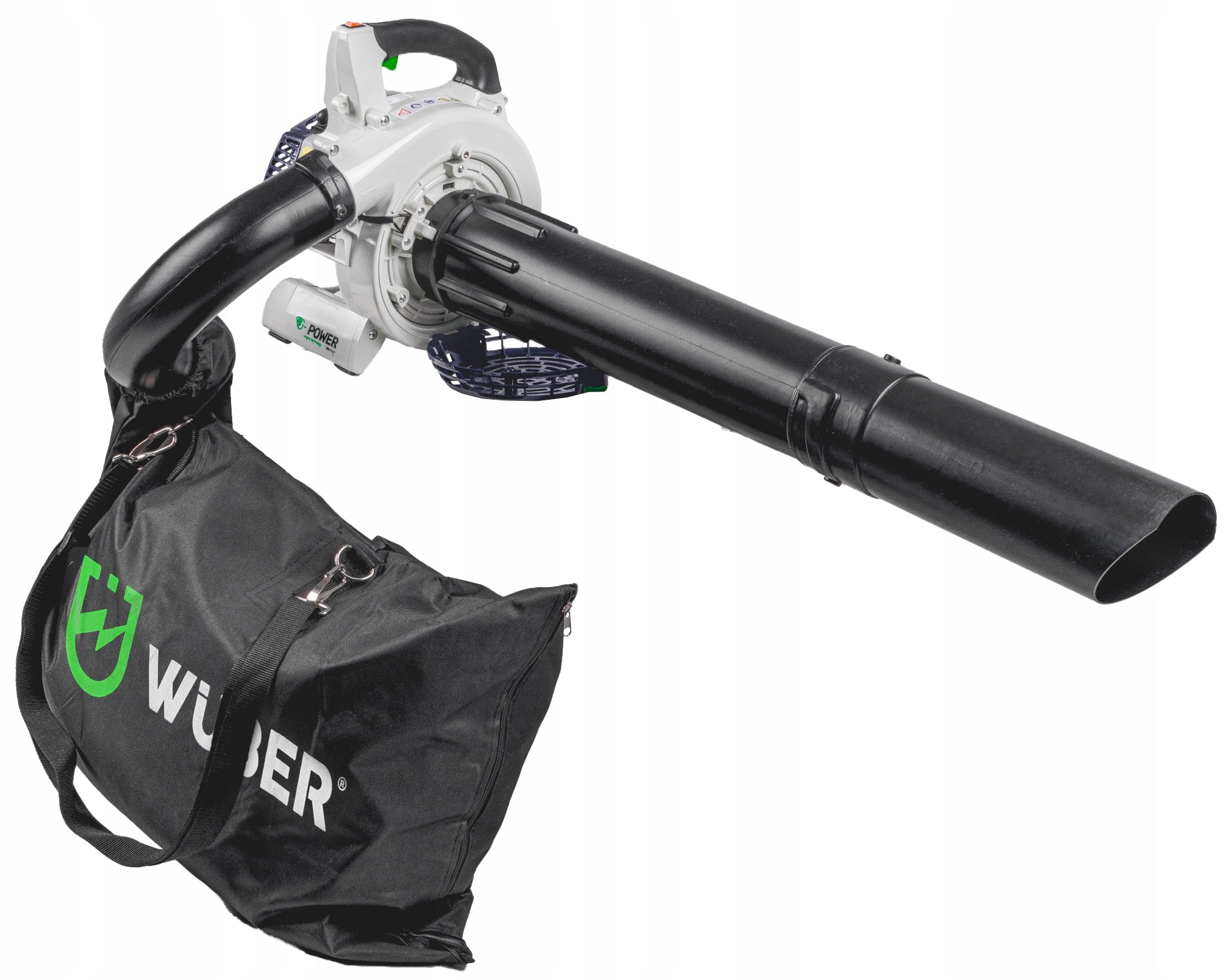 SET DIESEL LEAF BLOWER 750W BAG 50L + OIL GARDEN SHREDDER Packaging status original
