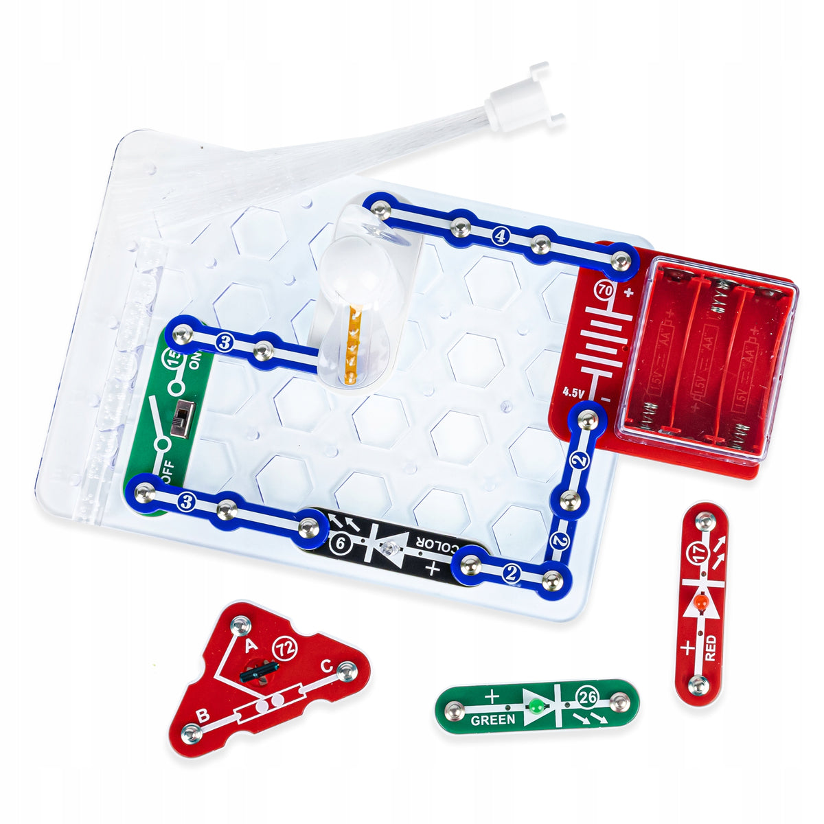 SET FOR CHILDREN SMALL ELECTRONICS - LABORATORY OF ELECTRONICS SCIENTIFIC FUN Manufacturer code 5452