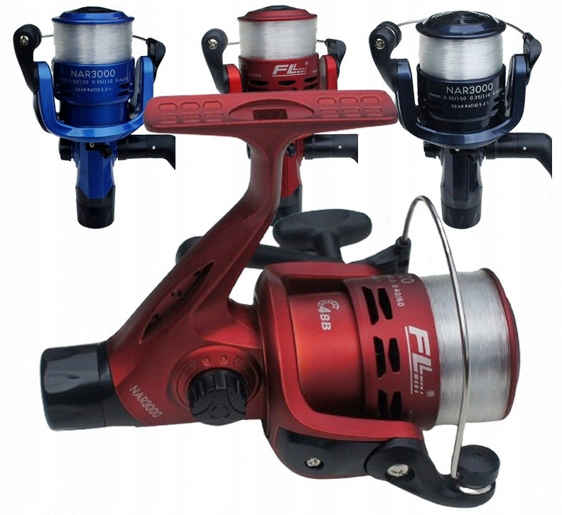 SET FOR FLOAT 1X FISHING ROD TELESCOPE -1X REEL FISHING LINE wound freebie Packaging status original