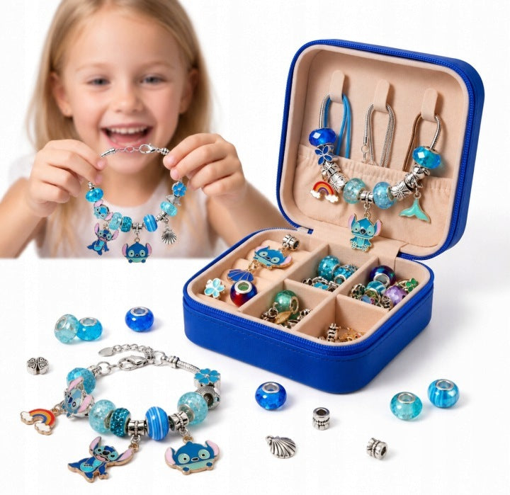 SET FOR MAKING BRACELETS Jewelry Charms beads pendants +freebies