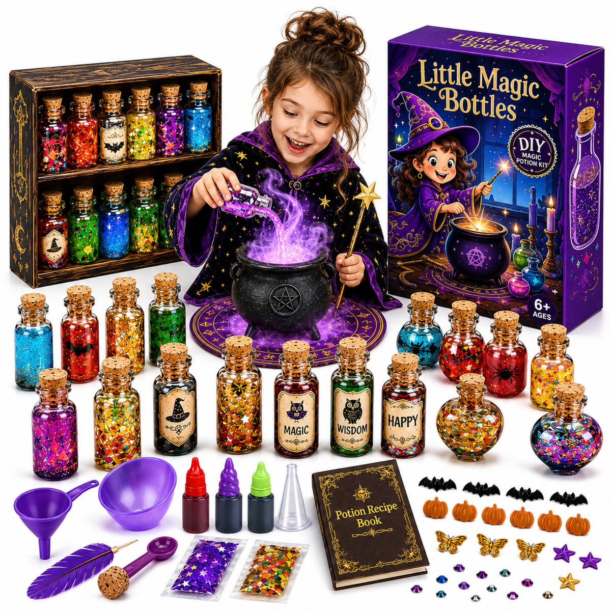 SET FOR MAKING MAGIC POTIONS XXL Magic potions for children